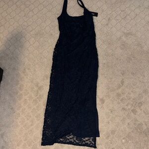 bebe Elegant NAVY Lace Dress